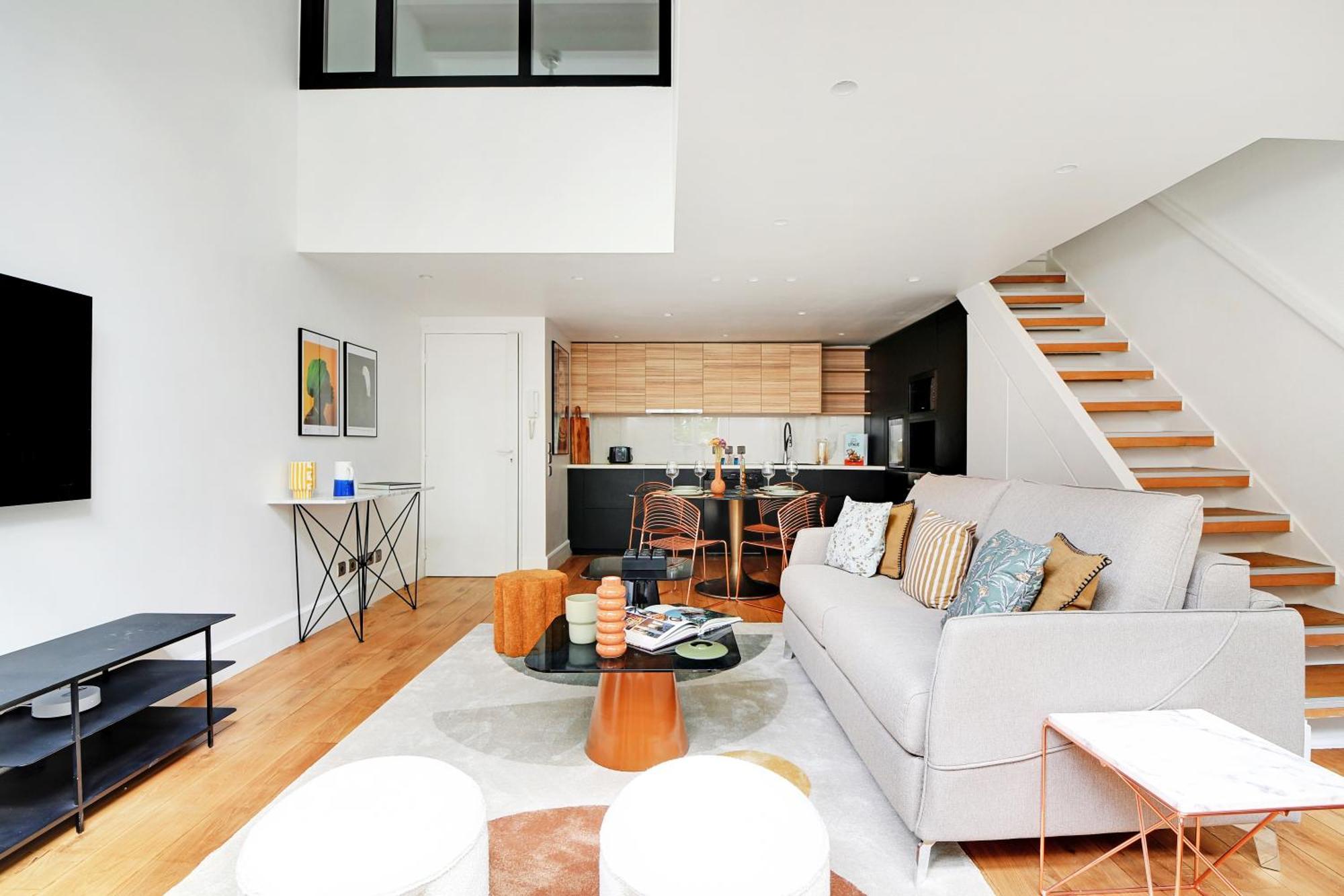 Appartement Amazing Loft 2Br - Eiffel Tower à Paris Extérieur photo
