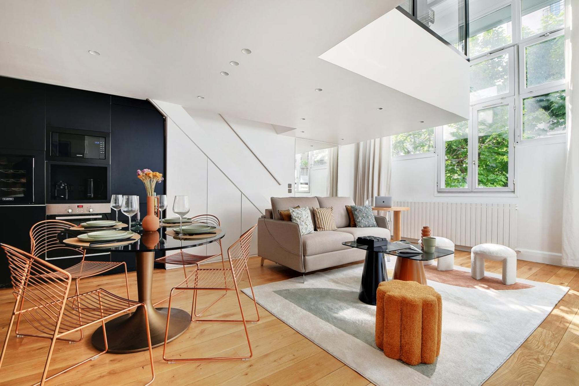 Appartement Amazing Loft 2Br - Eiffel Tower à Paris Extérieur photo